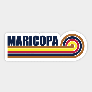 Maricopa Arizona horizontal sunset Sticker